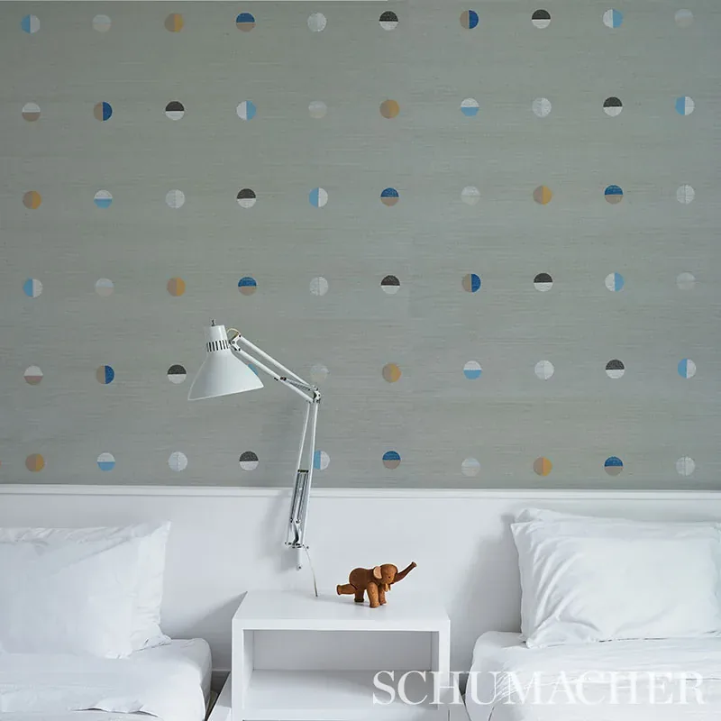 JOSHUA TREE HAND PRINTED SISAL - MINERAL Schumacher Wallpape JOSHUA TREE HAND PRINTED SISAL MINERAL Schumacher Wallpaper wallpaper - SKU 5012442