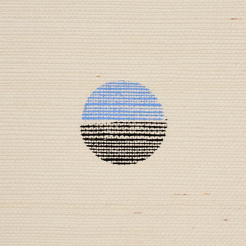 JOSHUA TREE HAND PRINTED SISAL - MULTI ON IVORY Schumacher W JOSHUA TREE HAND PRINTED SISAL MULTI ON IVORY Schumacher Wallpaper wallpaper - SKU 5012440