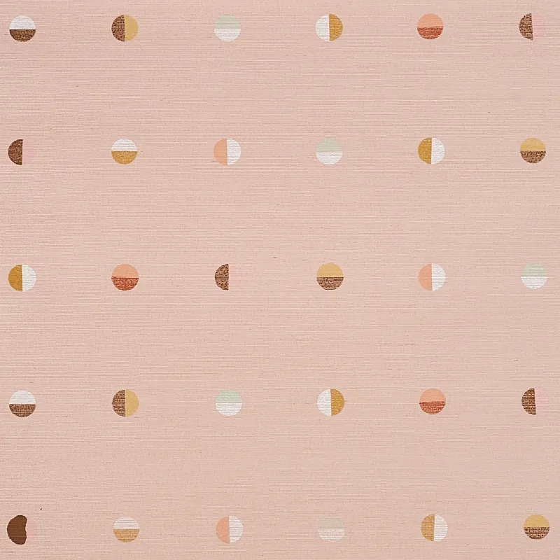 JOSHUA TREE HAND PRINTED SISAL - PETAL Schumacher Wallpaper JOSHUA TREE HAND PRINTED SISAL PETAL Schumacher Wallpaper wallpaper - SKU 5012443