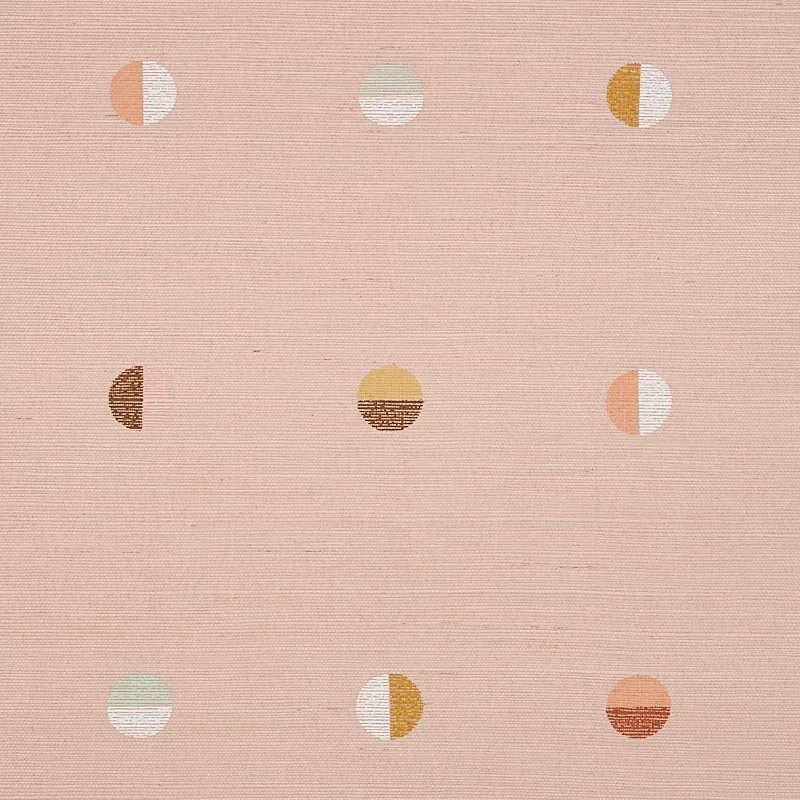 JOSHUA TREE HAND PRINTED SISAL - PETAL Schumacher Wallpaper JOSHUA TREE HAND PRINTED SISAL PETAL Schumacher Wallpaper wallpaper - SKU 5012443