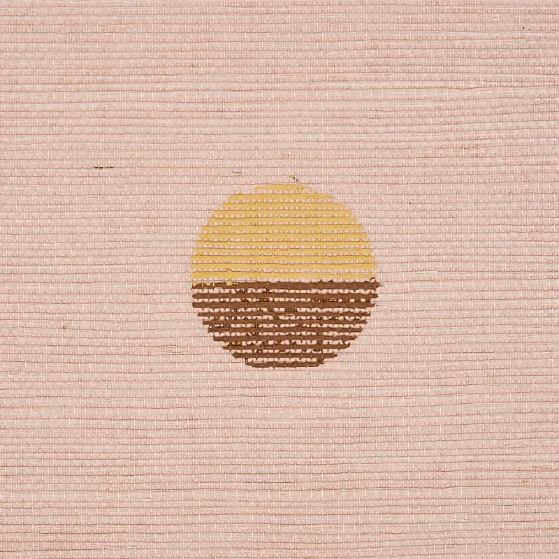 JOSHUA TREE HAND PRINTED SISAL - PETAL Schumacher Wallpaper JOSHUA TREE HAND PRINTED SISAL PETAL Schumacher Wallpaper wallpaper - SKU 5012443