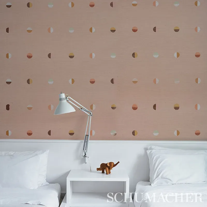 JOSHUA TREE HAND PRINTED SISAL - PETAL Schumacher Wallpaper JOSHUA TREE HAND PRINTED SISAL PETAL Schumacher Wallpaper wallpaper - SKU 5012443