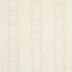 JUNE WOVEN TEXTURED STRIPE NATURAL Schumacher Wallpaper wallpaper - SKU 5015550