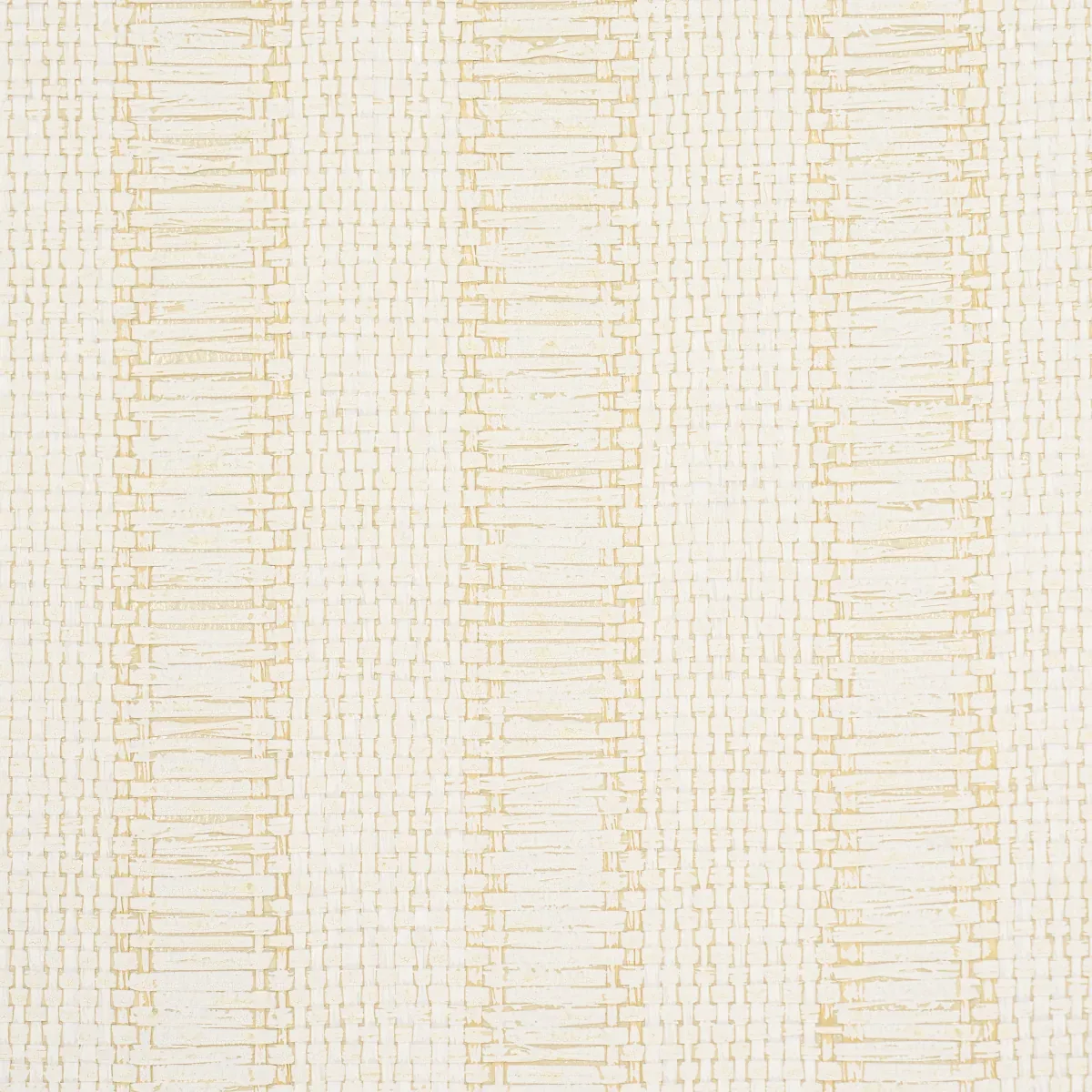 JUNE WOVEN TEXTURED STRIPE NATURAL Schumacher Wallpaper wallpaper - SKU 5015550