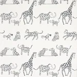 JUNGLE JUBILEE CHARCOAL Schumacher Wallpaper wallpaper - SKU 5012471