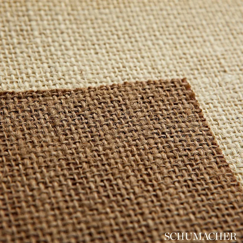JUTE BURLAP NATURAL Schumacher Wallpaper wallpaper - SKU 5006510