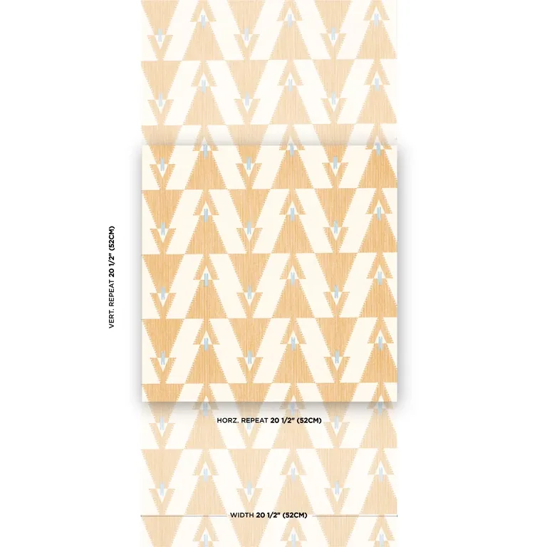 Schumacher KALIDO wallpaper, color HONEYCOMB, SKU 5015792