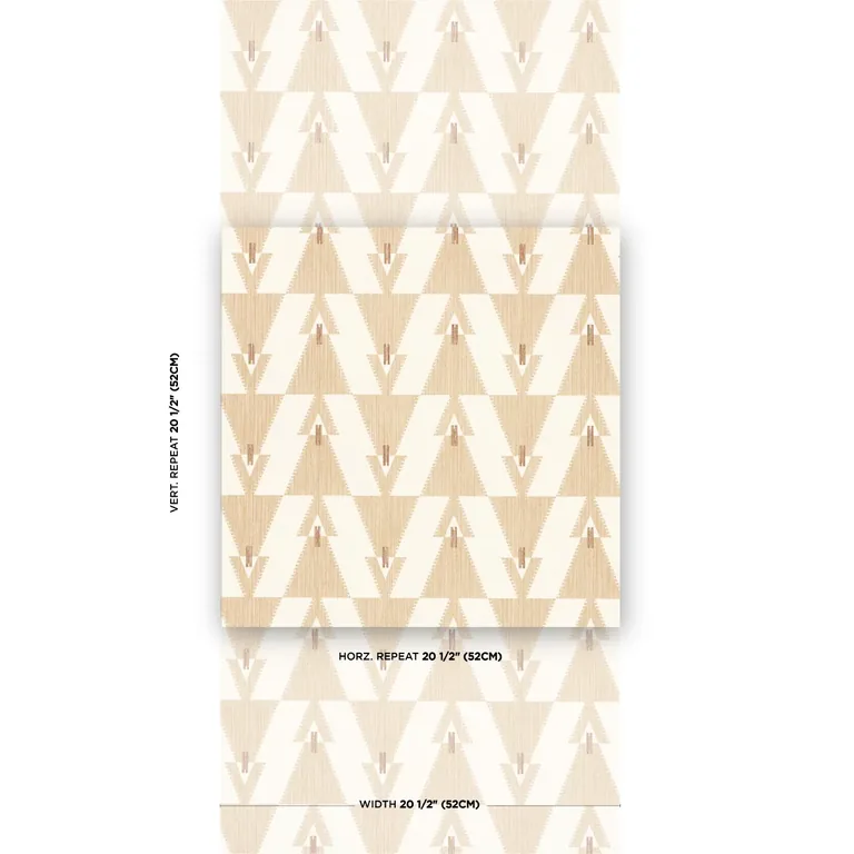 Schumacher KALIDO wallpaper, color OAT, SKU 5015791