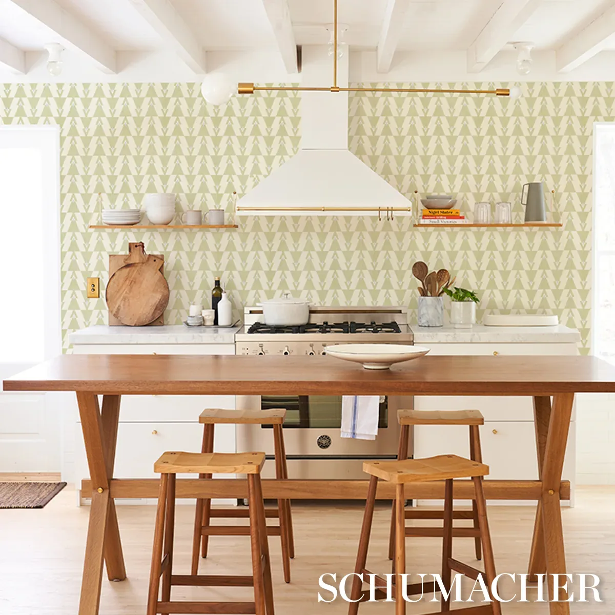 KALIDO - PISTACHIO Schumacher Wallpaper | Wallpaper Twins KALIDO PISTACHIO Schumacher Wallpaper wallpaper - SKU 5015790