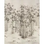 KANJI SISAL PANEL SET INK Schumacher Wallpaper wallpaper - SKU 5011780