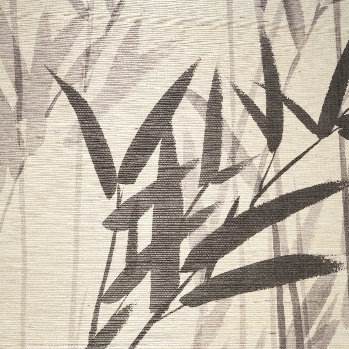 KANJI SISAL PANEL SET INK Schumacher Wallpaper wallpaper - SKU 5011780