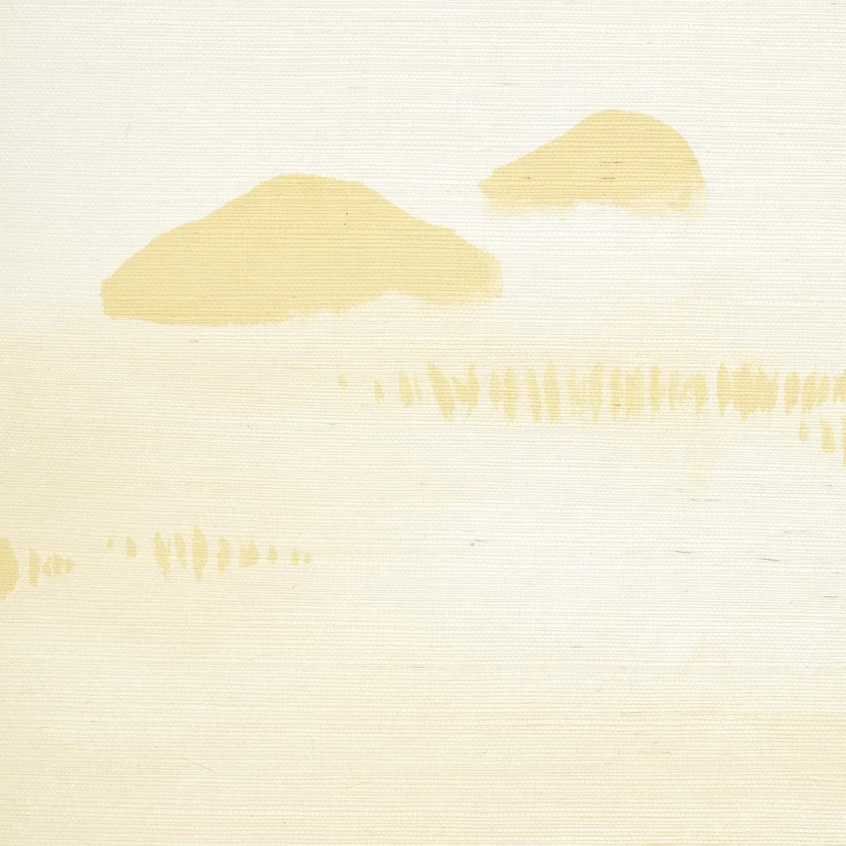 KANJI SISAL PANEL SET OCHRE Schumacher Wallpaper wallpaper - SKU 5011781