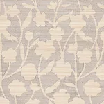 KANTHA EMBROIDERED FLOWER SISAL - CARBON Schumacher Wallpape KANTHA EMBROIDERED FLOWER SISAL CARBON Schumacher Wallpaper wallpaper - SKU 5015180