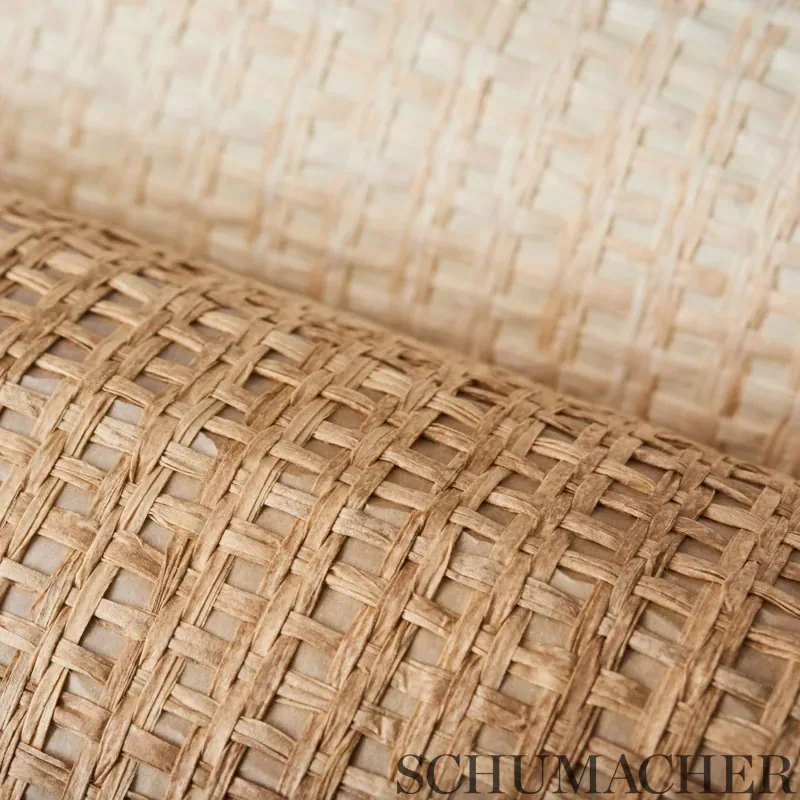 KARAMI WEAVE RICE Schumacher Wallpaper wallpaper - SKU 5003010