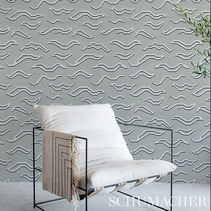 KATA SISAL - MINERAL Schumacher Wallpaper | Wallpaper Twins KATA SISAL MINERAL Schumacher Wallpaper wallpaper - SKU 5012641