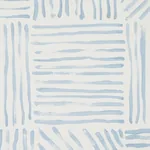 KATAMA BLUE ON IVORY Schumacher Wallpaper wallpaper - SKU 5012421