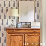 KATARA PAISLEY - DELFT Schumacher Wallpaper | Wallpaper Twin KATARA PAISLEY DELFT Schumacher Wallpaper wallpaper - SKU 5005331