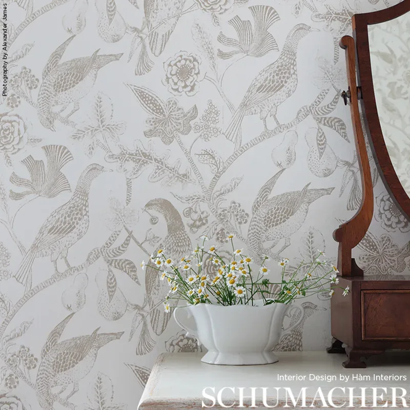 KATMANDU BEIGE Schumacher Wallpaper wallpaper - SKU 2700200