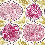 KATSUGI FUCHSIA & CHARTREUSE Schumacher Wallpaper wallpaper - SKU 5006963