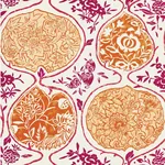 KATSUGI TANGERINE & BERRY Schumacher Wallpaper wallpaper - SKU 5006962