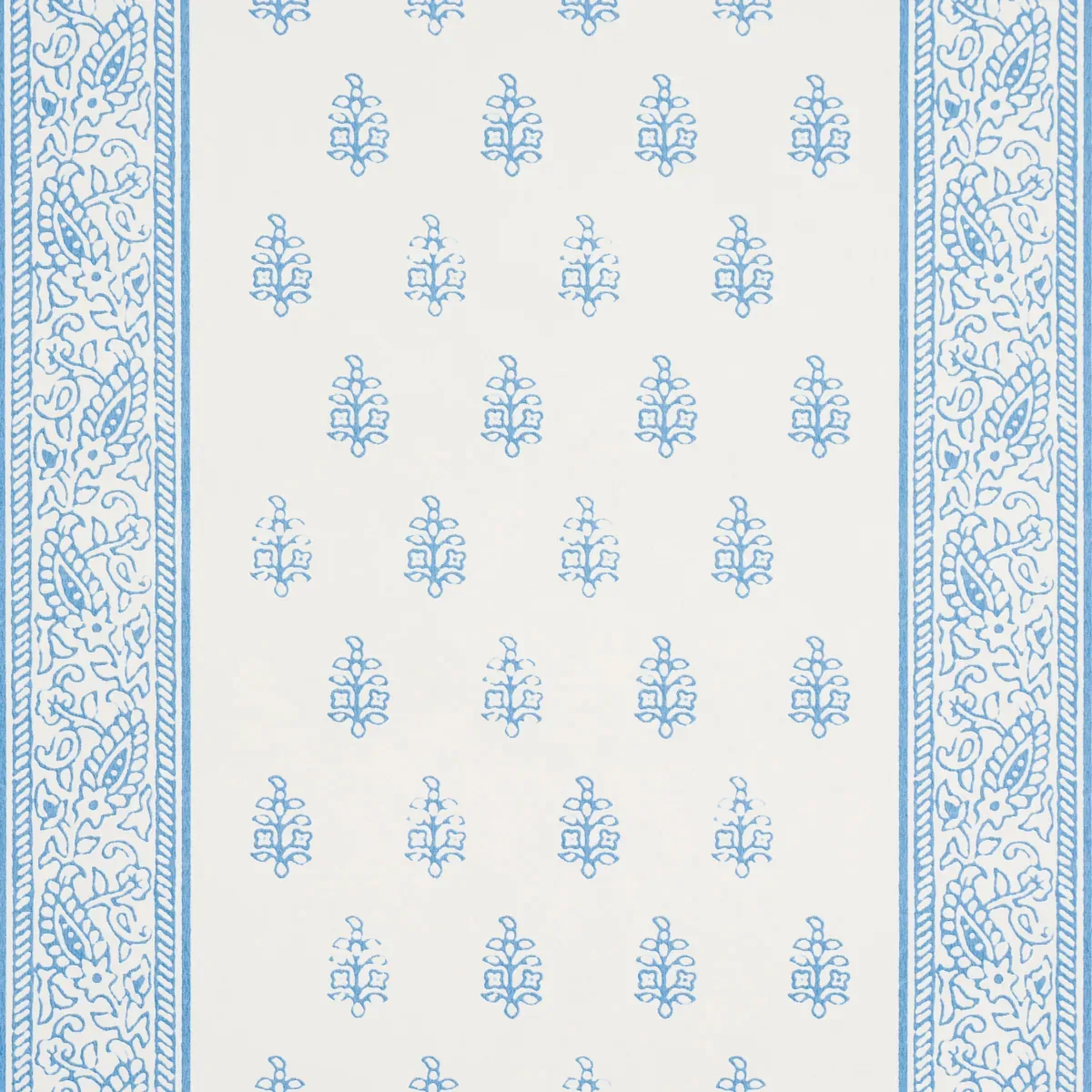 KATSURA STRIPE II CHAMBRAY Schumacher Wallpaper wallpaper - SKU 5015230