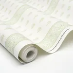 KATSURA STRIPE II LEAF Schumacher Wallpaper wallpaper - SKU 5015231