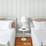 KATSURA STRIPE II LEAF Schumacher Wallpaper wallpaper - SKU 5015231