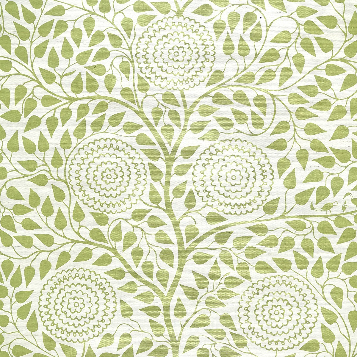 KAYON SISAL PANEL - SOFT GREEN Schumacher Wallpaper | Wallpa KAYON SISAL PANEL SOFT GREEN Schumacher Wallpaper wallpaper - SKU 5013721