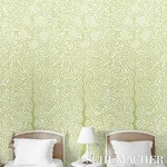 KAYON SISAL PANEL - SOFT GREEN Schumacher Wallpaper | Wallpa KAYON SISAL PANEL SOFT GREEN Schumacher Wallpaper wallpaper - SKU 5013721