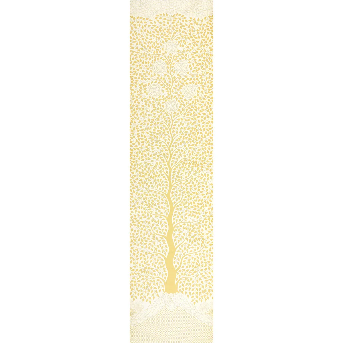 KAYON SISAL PANEL SOFT YELLOW Schumacher Wallpaper wallpaper - SKU 5013722