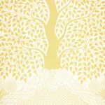 KAYON SISAL PANEL SOFT YELLOW Schumacher Wallpaper wallpaper - SKU 5013722