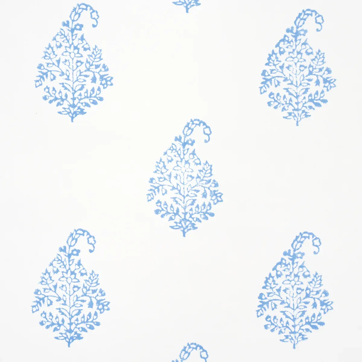 KERALA PAISLEY II - BLUE Schumacher Wallpaper | Wallpaper Tw KERALA PAISLEY II BLUE Schumacher Wallpaper wallpaper - SKU 5015211
