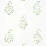 KERALA PAISLEY II LEAF Schumacher Wallpaper wallpaper - SKU 5015210