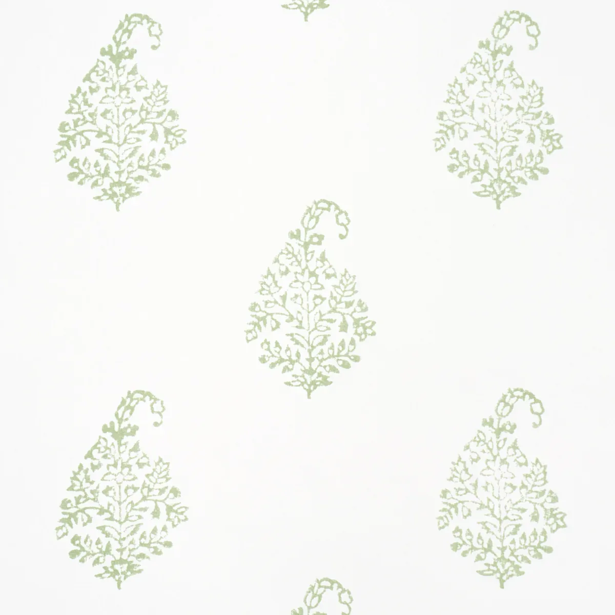KERALA PAISLEY II LEAF Schumacher Wallpaper wallpaper - SKU 5015210