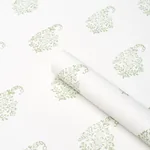 KERALA PAISLEY II LEAF Schumacher Wallpaper wallpaper - SKU 5015210