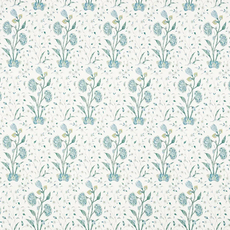 KHILANA FLORAL - PEACOCK Schumacher Wallpaper | Wallpaper Tw KHILANA FLORAL PEACOCK Schumacher Wallpaper wallpaper - SKU 5009952
