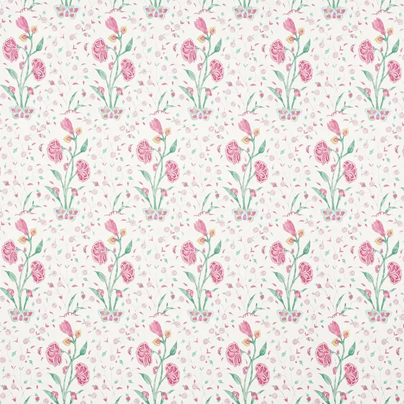 KHILANA FLORAL PINK Schumacher Wallpaper wallpaper - SKU 5009953