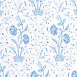 KHILANA FLORAL - PORCELAIN Schumacher Wallpaper | Wallpaper KHILANA FLORAL PORCELAIN Schumacher Wallpaper wallpaper - SKU 5009955