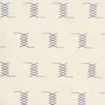 KIN SISAL EMBROIDERY - INK ON IVORY Schumacher Wallpaper | W KIN SISAL EMBROIDERY INK ON IVORY Schumacher Wallpaper wallpaper - SKU 5015781