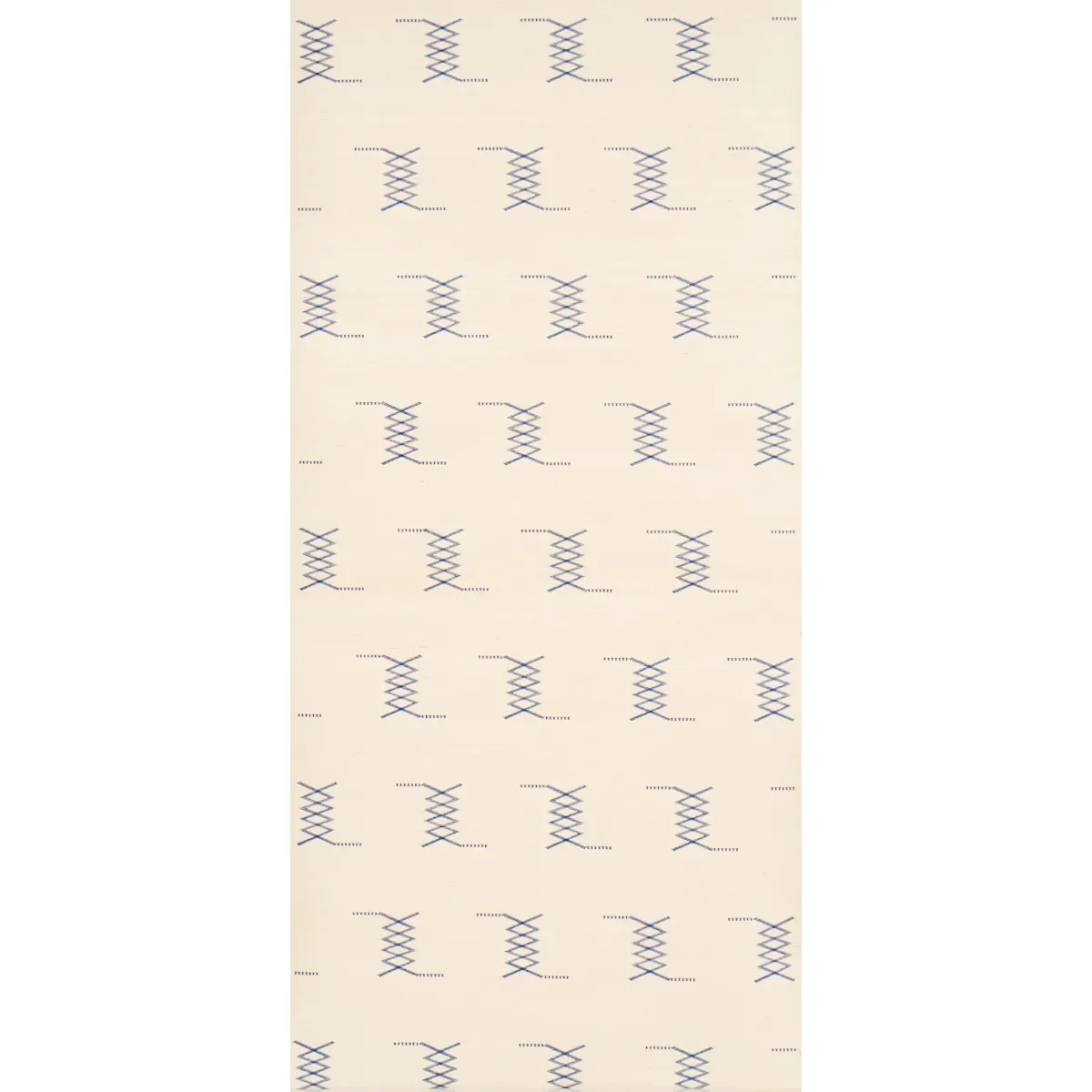 KIN SISAL EMBROIDERY - INK ON IVORY Schumacher Wallpaper | W KIN SISAL EMBROIDERY INK ON IVORY Schumacher Wallpaper wallpaper - SKU 5015781