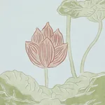 KIREINA LOTUS PANEL SET - MINERAL Schumacher Wallpaper | Wal KIREINA LOTUS PANEL SET MINERAL Schumacher Wallpaper wallpaper - SKU 5011692
