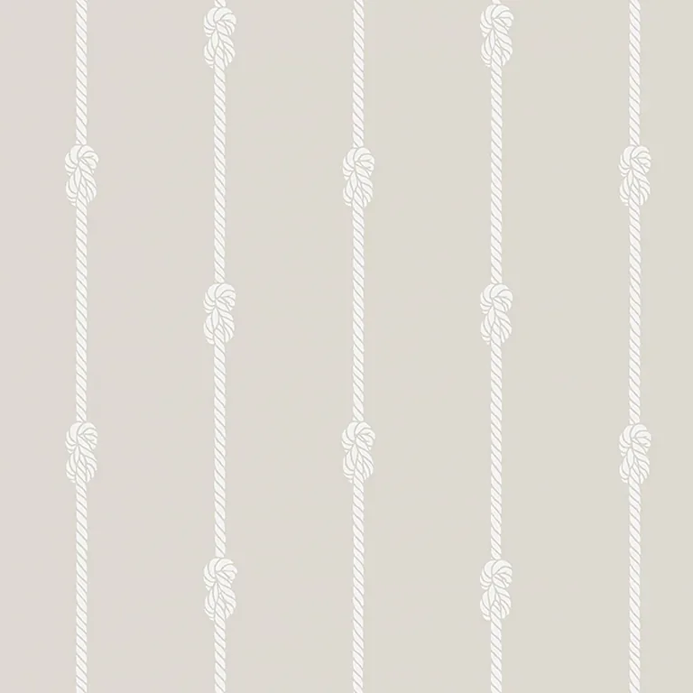 Schumacher KNOT STRIPE wallpaper, color SAND, SKU 8859