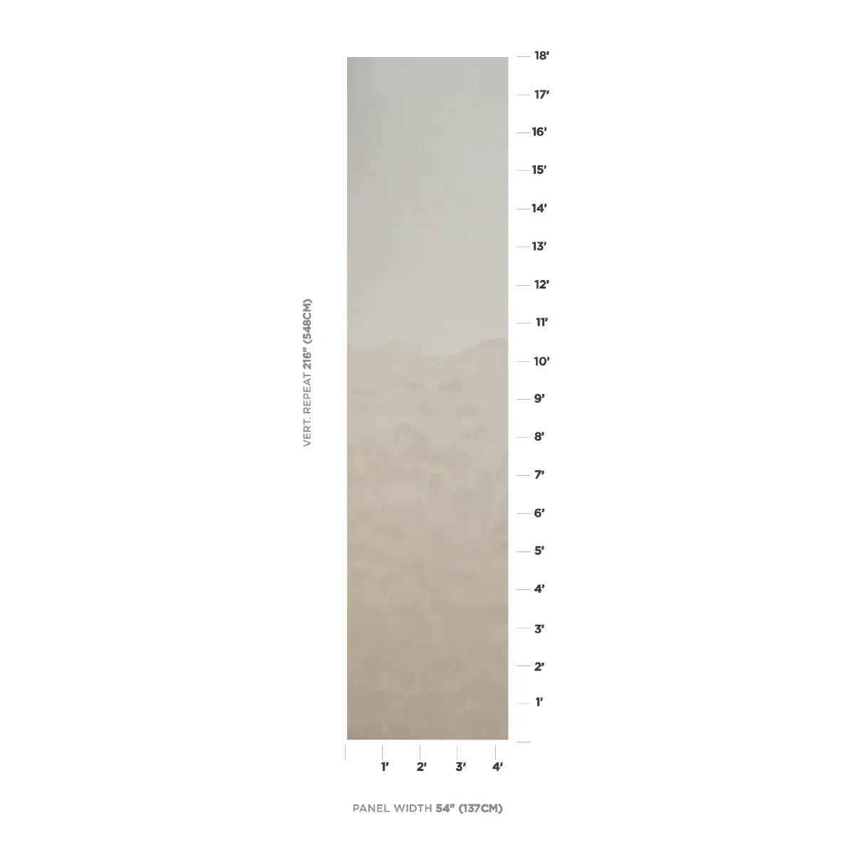 KOBAI PANEL NEUTRAL Schumacher Wallpaper wallpaper - SKU 5011461