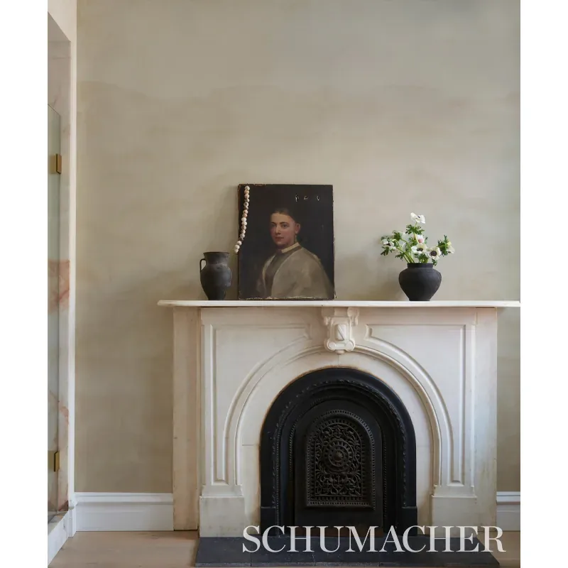 KOBAI PANEL NEUTRAL Schumacher Wallpaper wallpaper - SKU 5011461