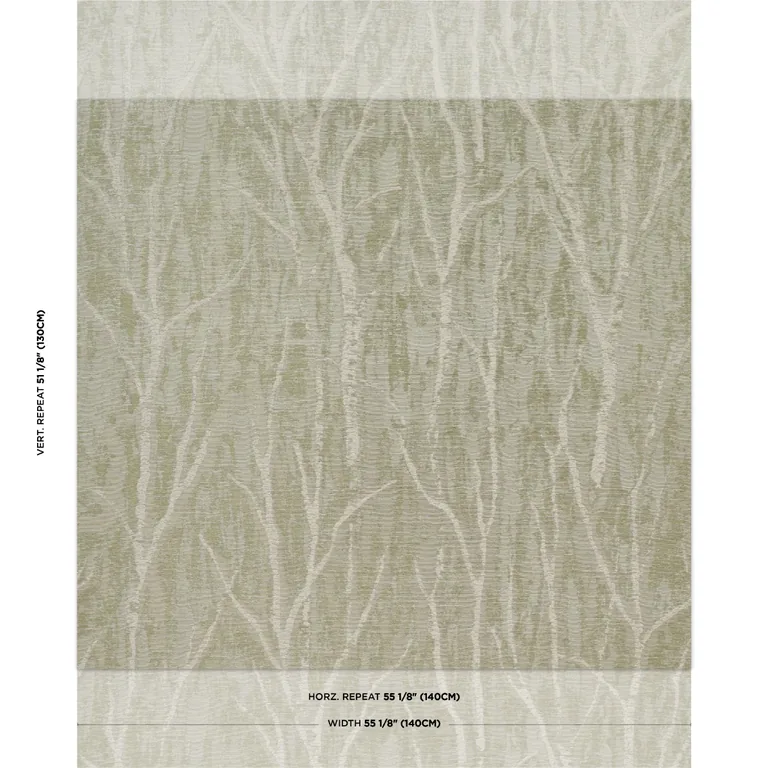 Schumacher KOMOREBI wallpaper, color ILLUMINATED FOREST, SKU 5016591
