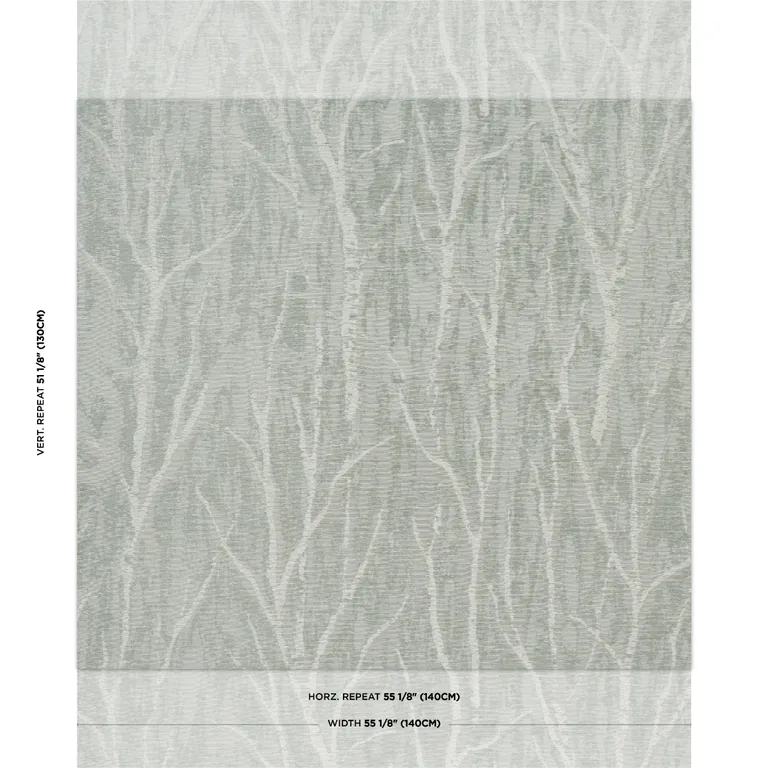 Schumacher KOMOREBI wallpaper, color MIST, SKU 5016590