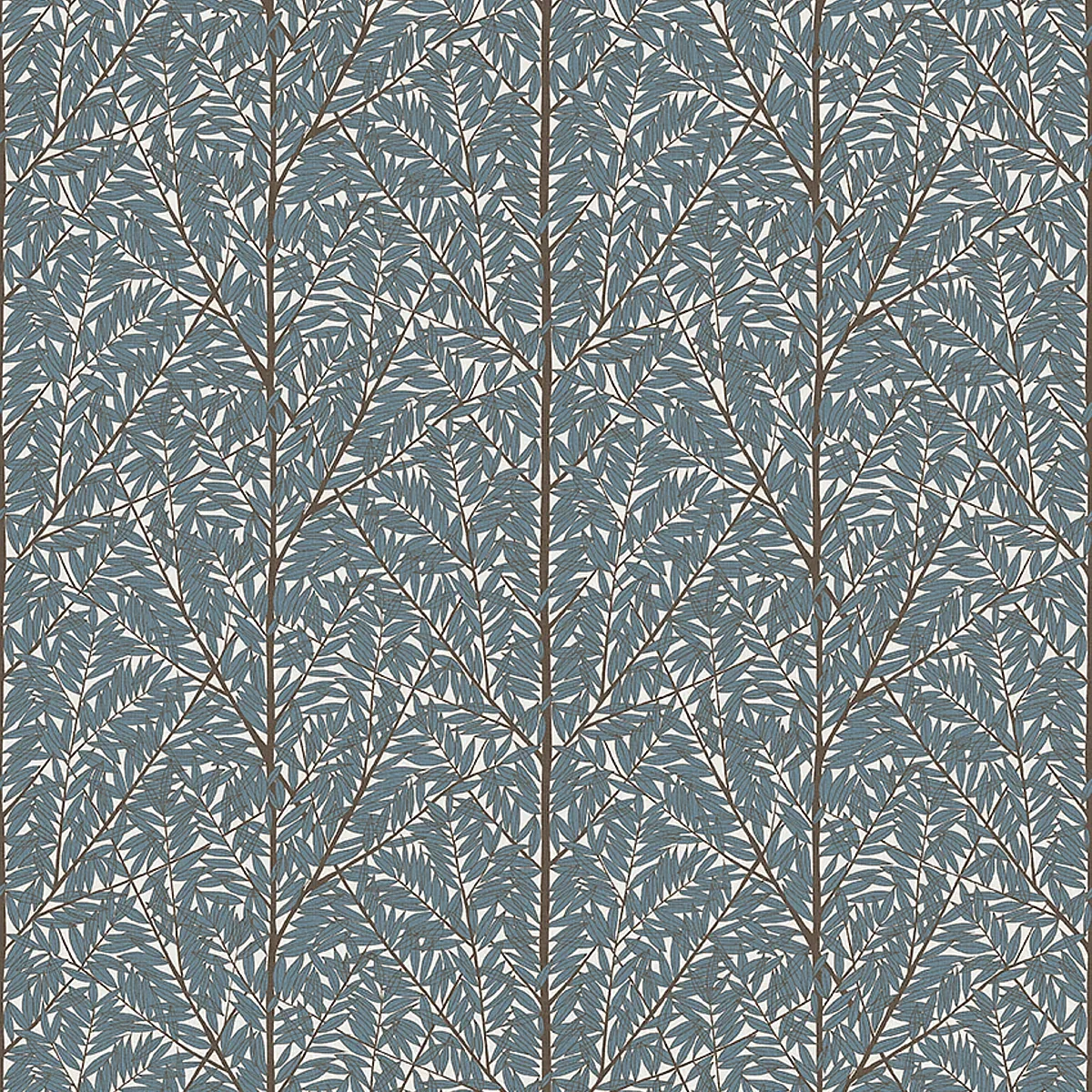 KORGPIL MURAL BLUE Schumacher Wallpaper wallpaper - SKU 1957