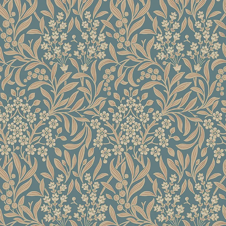 Schumacher KRYDDHYLLAN wallpaper, color MINERAL, SKU 4187