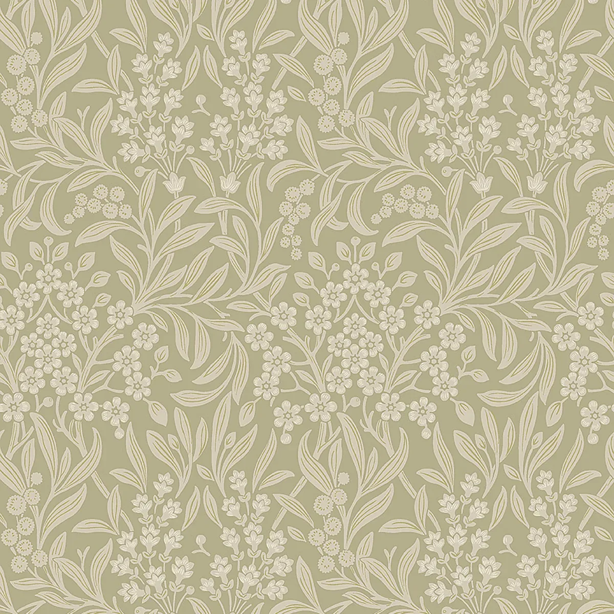 KRYDDHYLLAN SAGE Schumacher Wallpaper wallpaper - SKU 4184