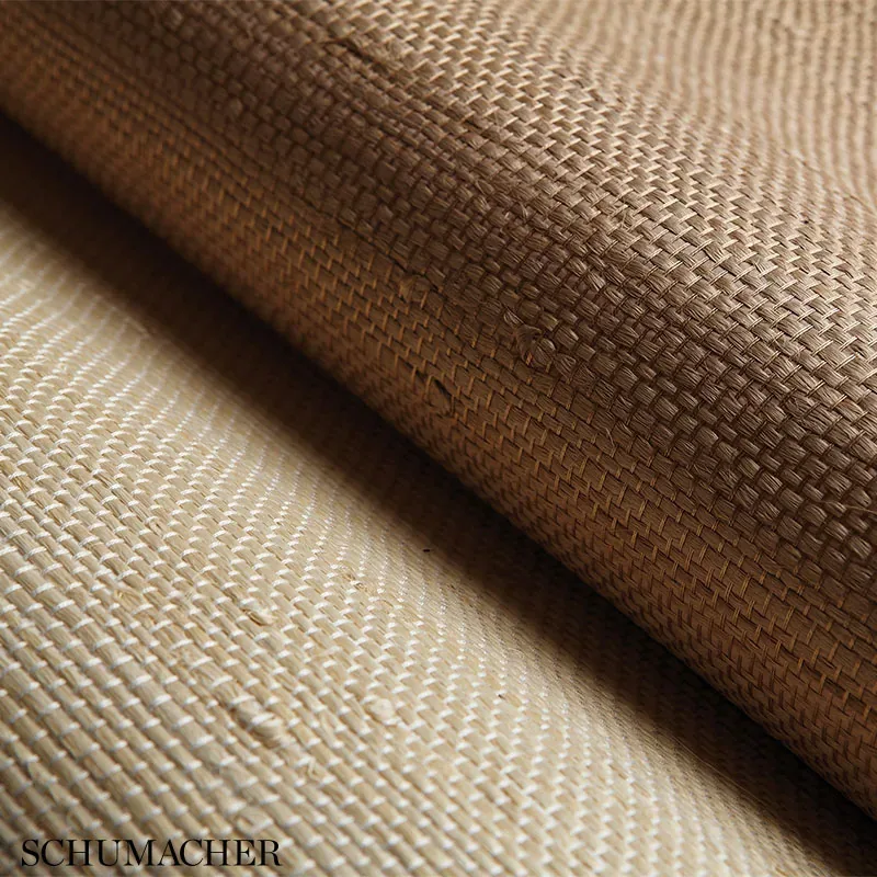 KUMANO JUTE CREAM Schumacher Wallpaper wallpaper - SKU 5002800